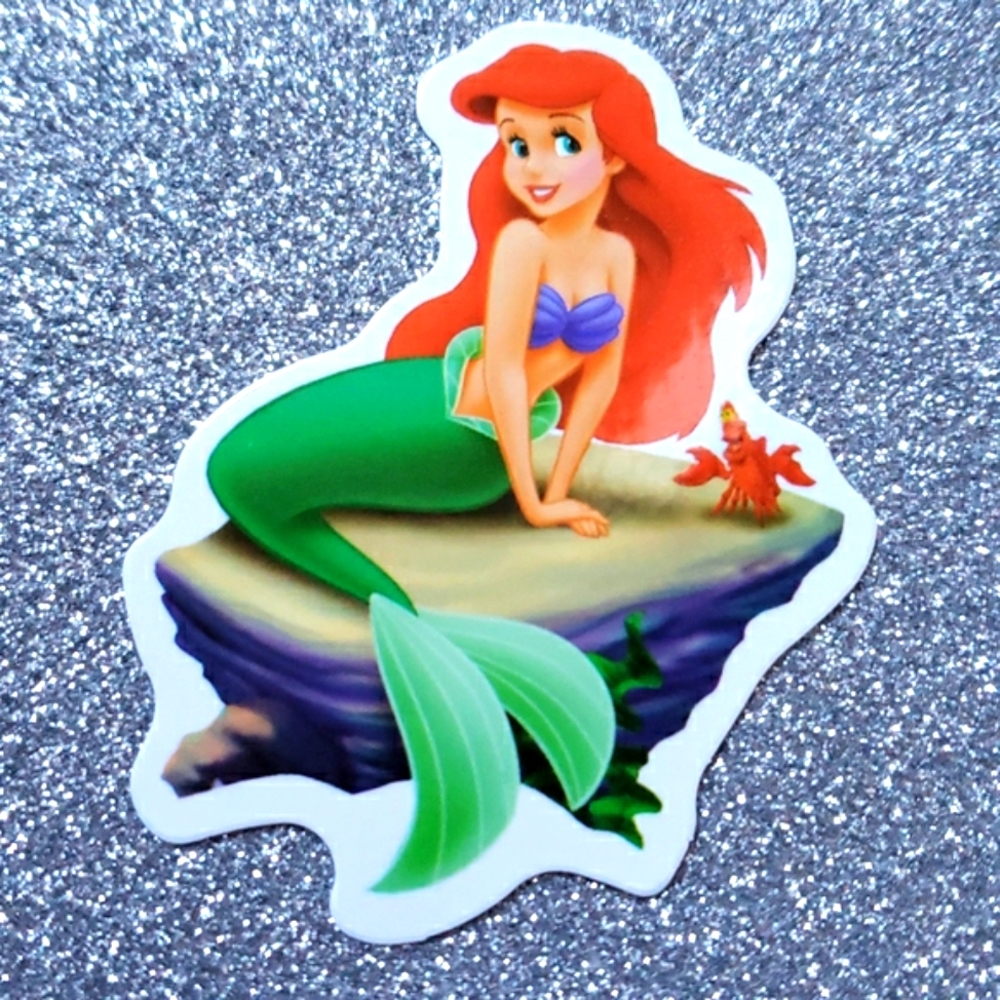 10/$12 DISNEY The Little Mermaid Waterproof Sticker Sebastian